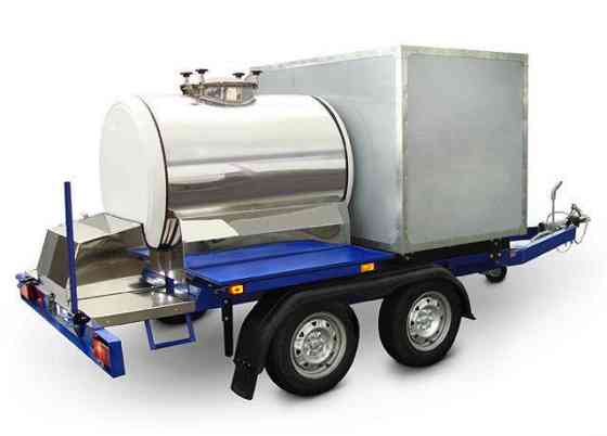 Прицеп-цистерна 700 литров с изотермическим фургоном Самара