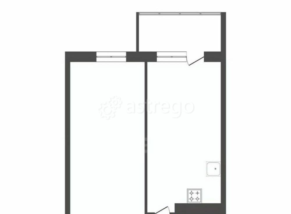 1-комн. квартира, 48.5 м2, 7/8 эт. Емельяново - изображение 1