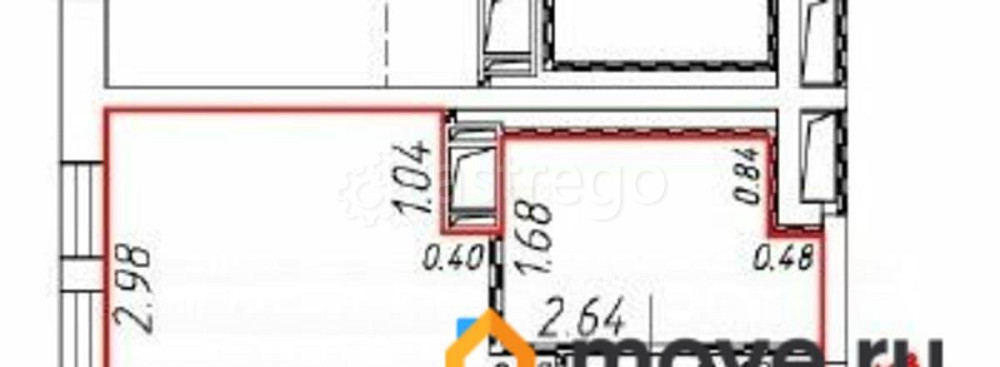 1-комн. квартира, 31.5 м2, 13/17 эт. Москва - изображение 3