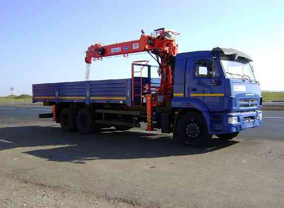 Манипулятор КМУ КАМАЗ 43118-23027-50 (Евро-5) + SOOSAN SCS736LII верх.упр.+борт сталь 6.2м. (со спал Самара