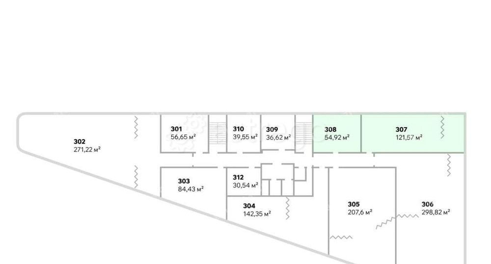 Офис, 176.49 м2 Санкт-Петербург - изображение 2