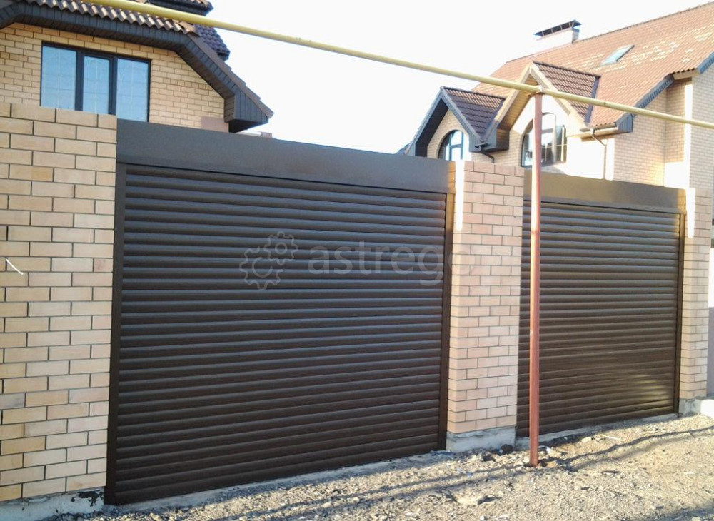 Рольставни на ворота металлические Челябинск - изображение 1