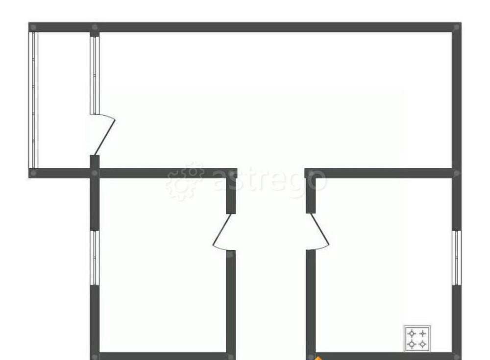 2-комн. квартира, 50.6 м2, 5/5 эт. Белогорск - изображение 7