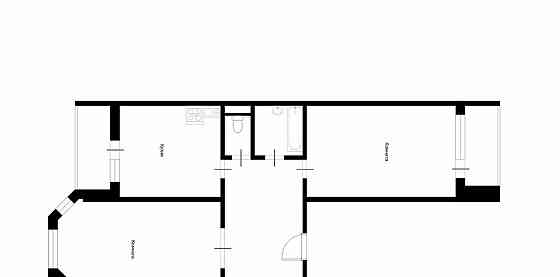 2-комн. квартира, 74 м2, 6/15 эт. Воскресенск