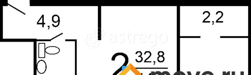 2-комн. квартира, 43.9 м2, 4/5 эт. Норильск - изображение 2