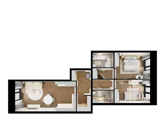 2-комн. квартира, 71.1 м2, 7/12 эт. Санкт-Петербург