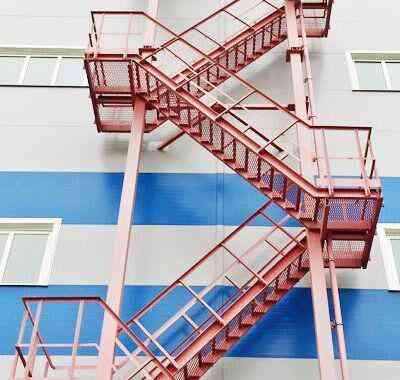 Лестница металлическая серии 1.450.3-7.94 2,4 м МСТК-38 модульная поворотная Иркутск