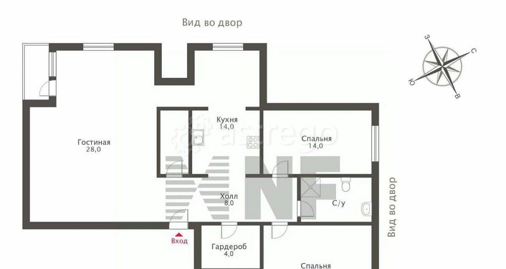 3-комн. квартира, 100 м2, 5/5 эт. Москва - изображение 5
