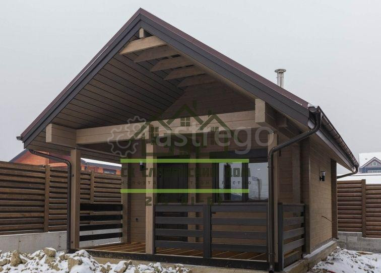 Строительство бани 5х5 м из профилированного бруса Красноярск - изображение 1