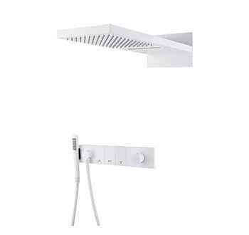 Душевой комплект BOHEME Zodiac 132-MW White Matt Новосибирск