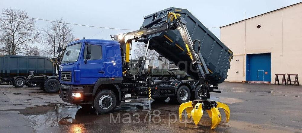 Ломовоз МАЗ 6312С5-8575-012 с гидроманипулятором Palfinger VM10L74 Санкт-Петербург - изображение 1