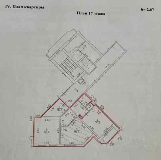 Комната, 17 м2, 17/17 эт. Санкт-Петербург
