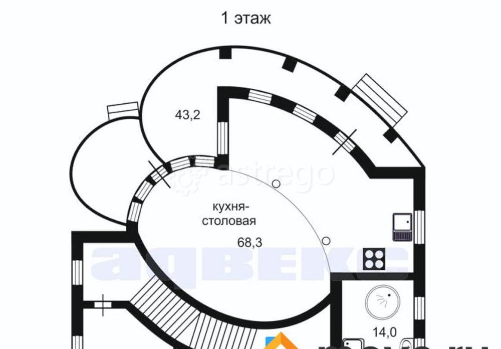 Дом, 513 м2, 34 сотки, 3 эт. Санкт-Петербург - изображение 4