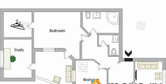 4-комн. квартира, 180 м2, 2/5 эт. Москва