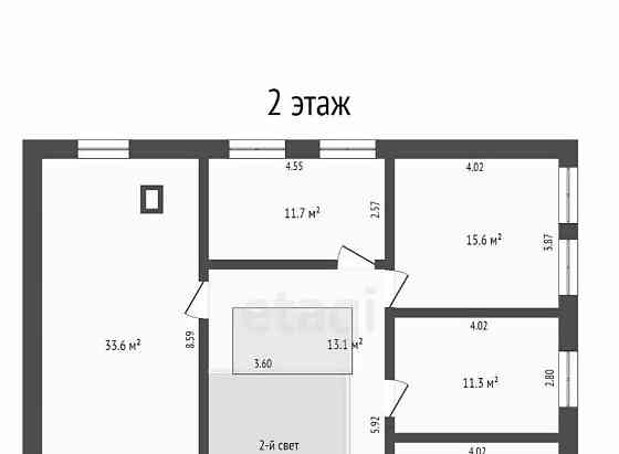 Дом, 195.5 м2, 12.5 сотки, 2 эт. Емельяново