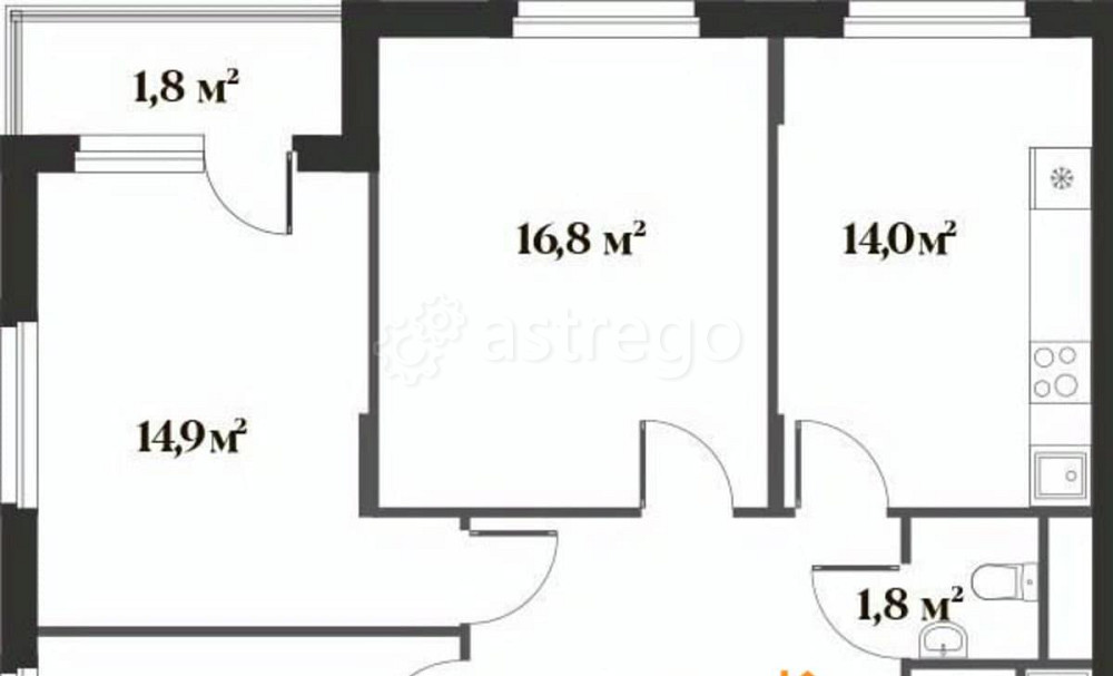 3-комн. квартира, 80 м2, 3/6 эт. Красногорск - изображение 2