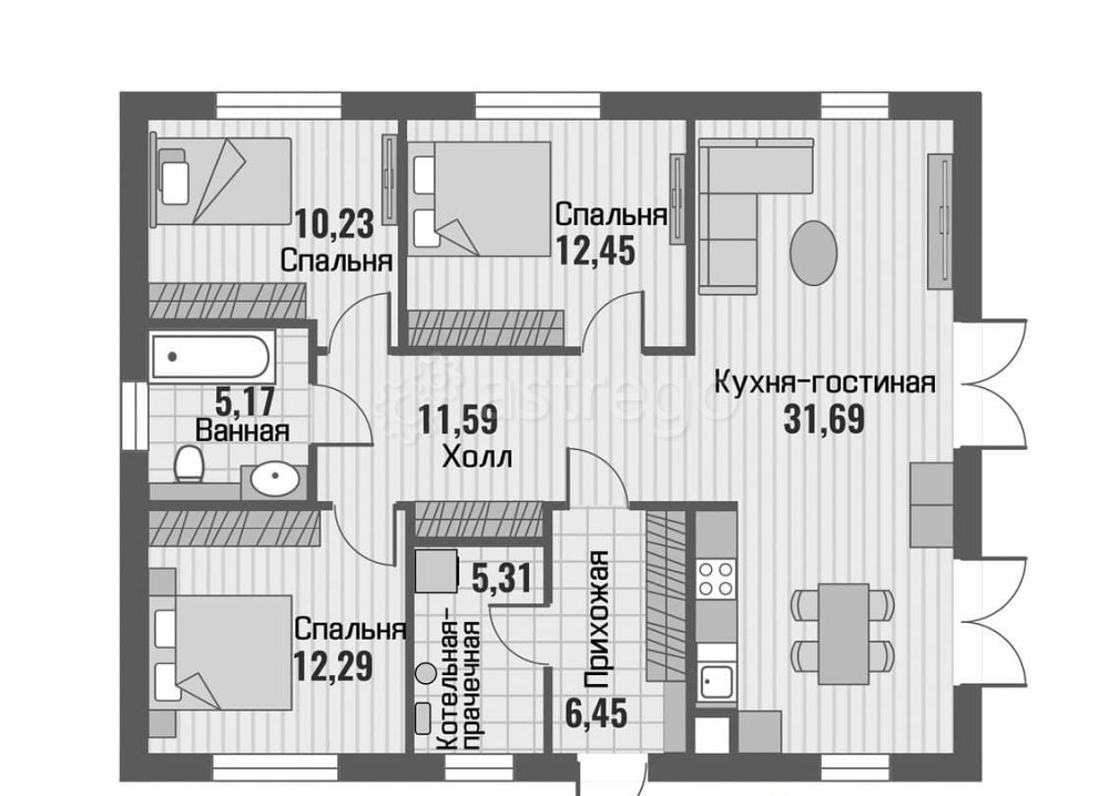 Коттедж, 95 м2, 1 эт. Москва - изображение 2