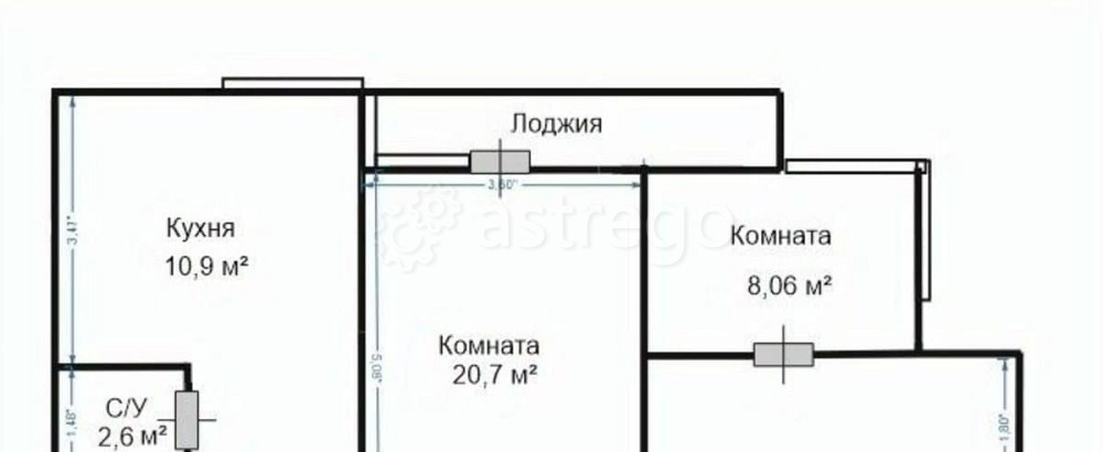 3-комн. квартира, 79.1 м2, 4/5 эт. Балашиха - изображение 7