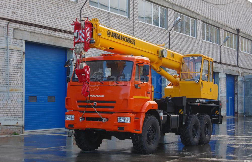 Автокран Ивановец КС-35714К-2-10 шасси Камаз 43118 16 т., 23 м. ОВОИД (6х6) Самара - изображение 1