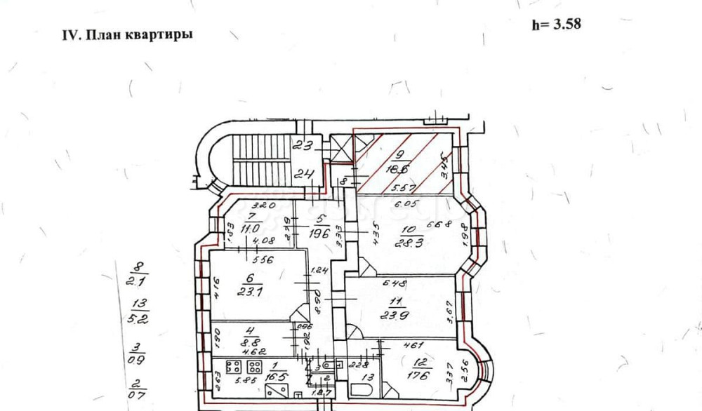 Комната, 19 м2, 4/6 эт. Санкт-Петербург - изображение 2