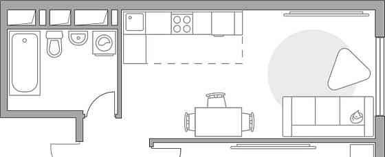 2-комн. квартира, 41.1 м2, 22/23 эт. Долгопрудный