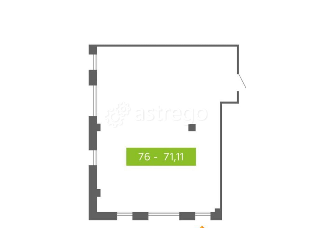 Свободного назначения, 71.11 м2 Северодвинск - изображение 1