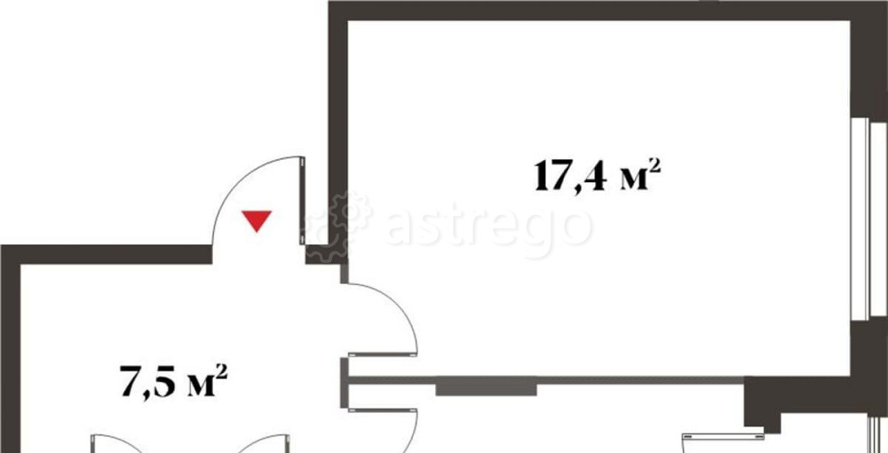 1-комн. квартира, 40.7 м2, 6/6 эт. Красногорск - изображение 1