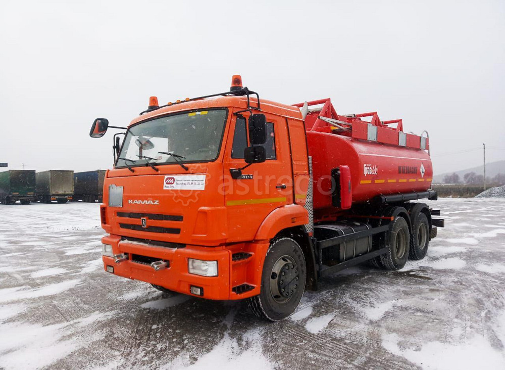 Топливозаправщик АТЗ-13 на шасси КАМАЗ 65115 Самара - изображение 1