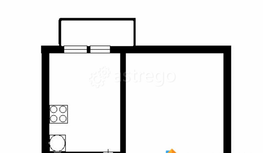 1-комн. квартира, 38 м2, 12/12 эт. Москва - изображение 5