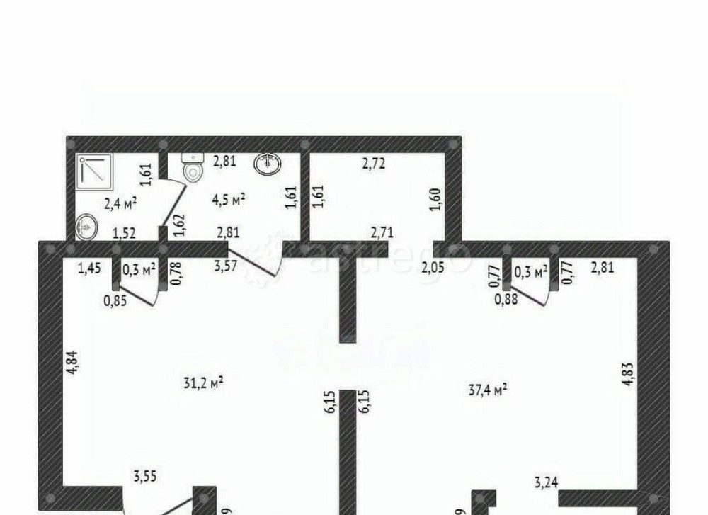 Торговое помещение, 75.5 м2 Уфа - изображение 2