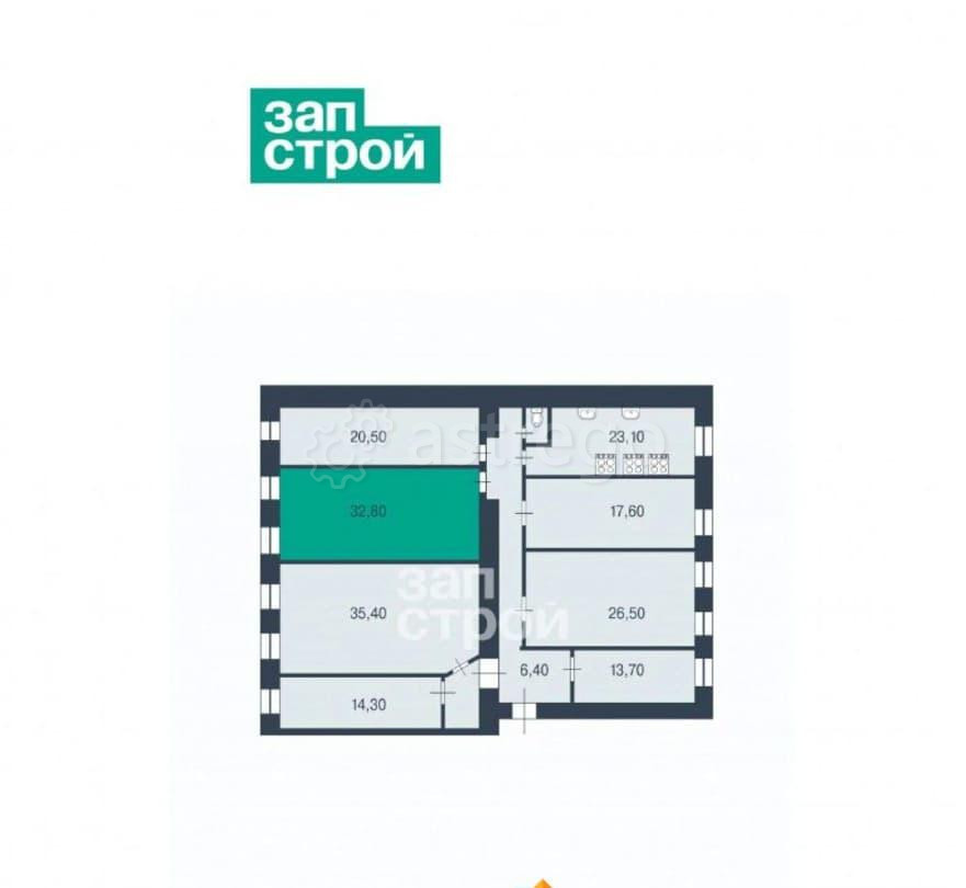 Комната, 32.8 м2, 2/4 эт. Санкт-Петербург - изображение 5