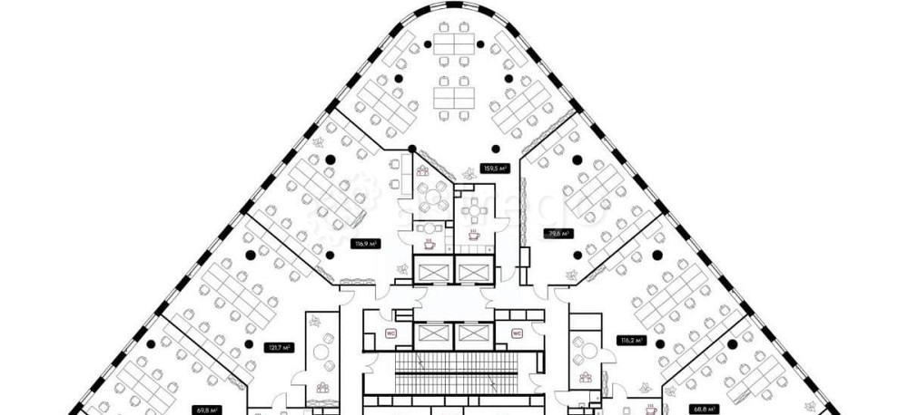 Офис, 141.7 м2 Москва - изображение 6