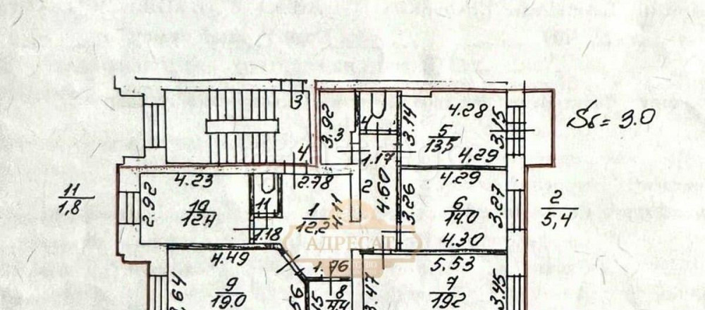 4-комн. квартира, 108.5 м2, 2/5 эт. Санкт-Петербург - изображение 1