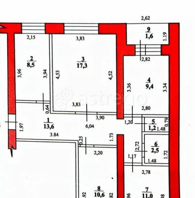 4-комн. квартира, 74.1 м2, 8/9 эт. Уфа - изображение 3