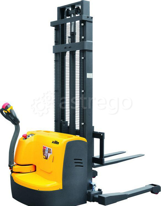 Штабелер самоходный 1,5 т 5,0 м XILIN CTDR15-III 24/200 В/Ач раздвижные вилы и опоры Челябинск - изображение 1