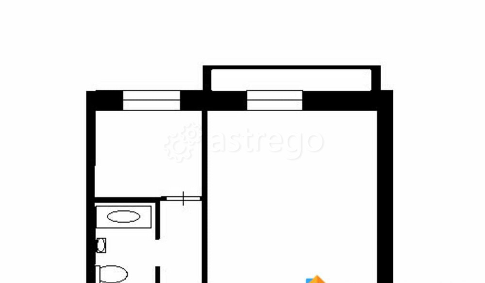 1-комн. квартира, 33 м2, 2/5 эт. Красноярск - изображение 1