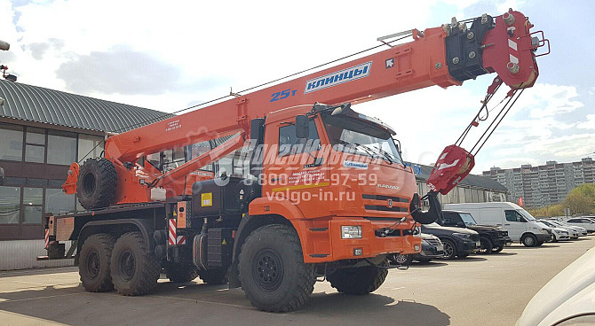Автокран 25 т 28 м на шасси КАМАЗ-43118 Москва - изображение 1