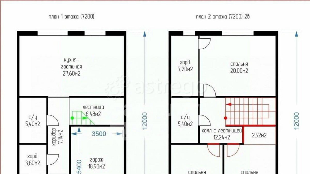 Коттедж, 120 м2, 3 сотки, 2 эт. Октябрьский - изображение 1