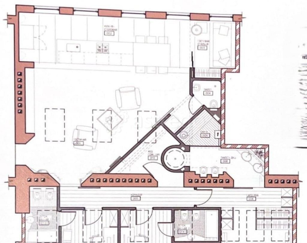 3-комн. квартира, 170 м2, 6/6 эт. Санкт-Петербург - изображение 2