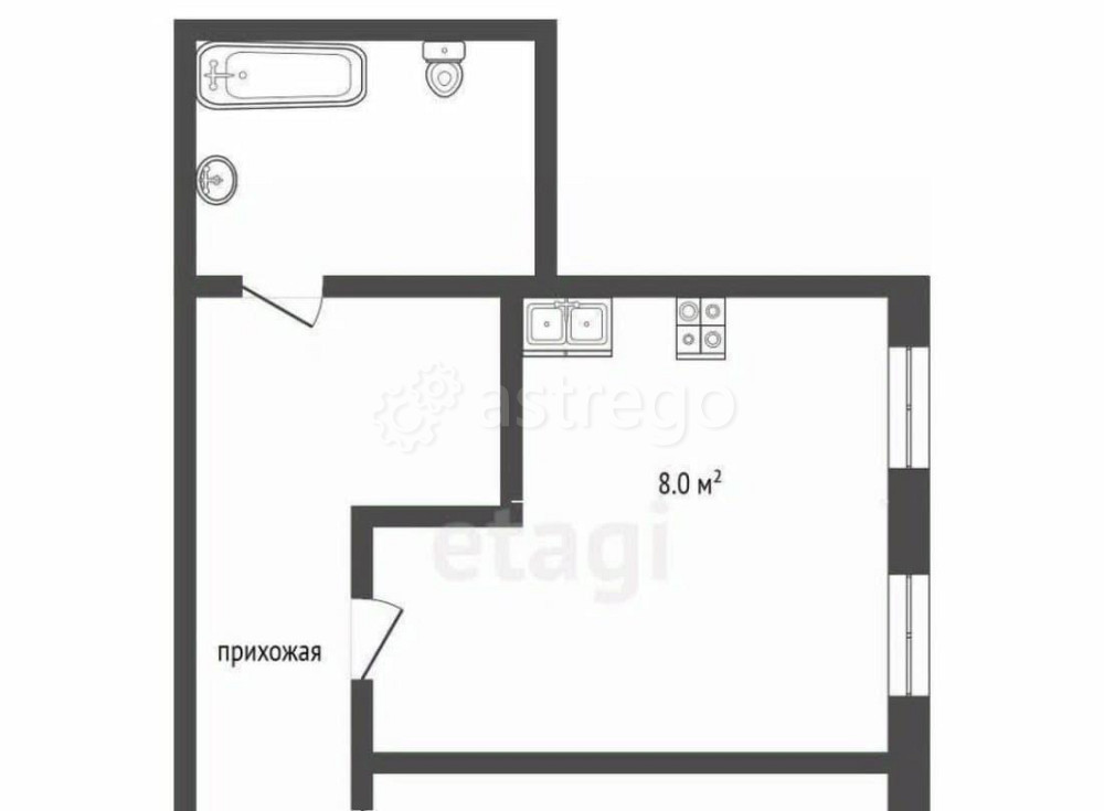 2-комн. квартира, 61.9 м2, 4/5 эт. Норильск - изображение 5