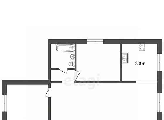 3-комн. квартира, 80 м2, 2/4 эт. Воскресенск