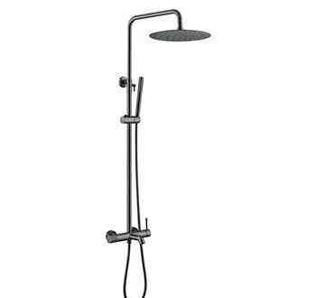 Душевая стойка BOHEME Uno 468-SGM Shine Gun Metal Новосибирск