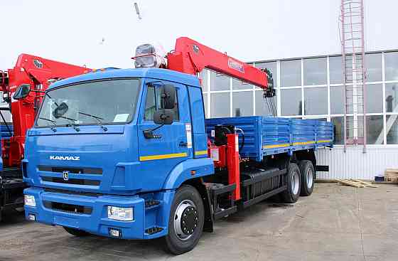 Манипулятор КМУ FAW 3250 6x4 Евро-5 Soosan SCS746L верхнее управление Борт сталь 8,0 м РМЗ Екатеринбург