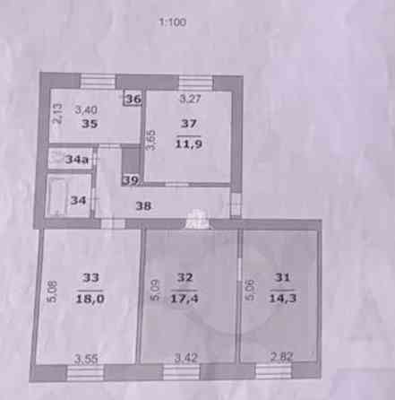 Комната, 61.6 м2, 3/3 эт. Белгород