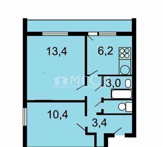 2-комн. квартира, 45 м2, 13/14 эт. Москва