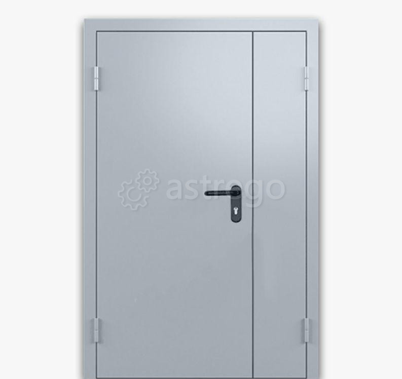 Дверь противопожарная металлическая двупольная EI 60 02/60 Уфа - изображение 1