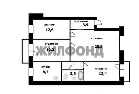 3-комн. квартира, 81.2 м2, 10/10 эт. Красноярск
