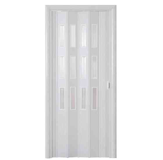 Дверь раздвижная со стеклом Серый Ясень 2050х840 Екатеринбург