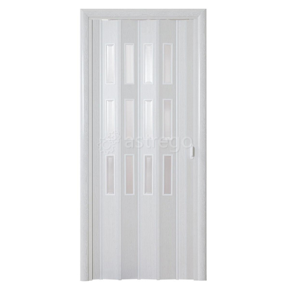 Дверь раздвижная со стеклом Серый Ясень 2050х840 Екатеринбург - изображение 1