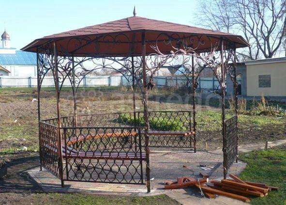 Беседка на металокаркасе под ключ Челябинск - изображение 1